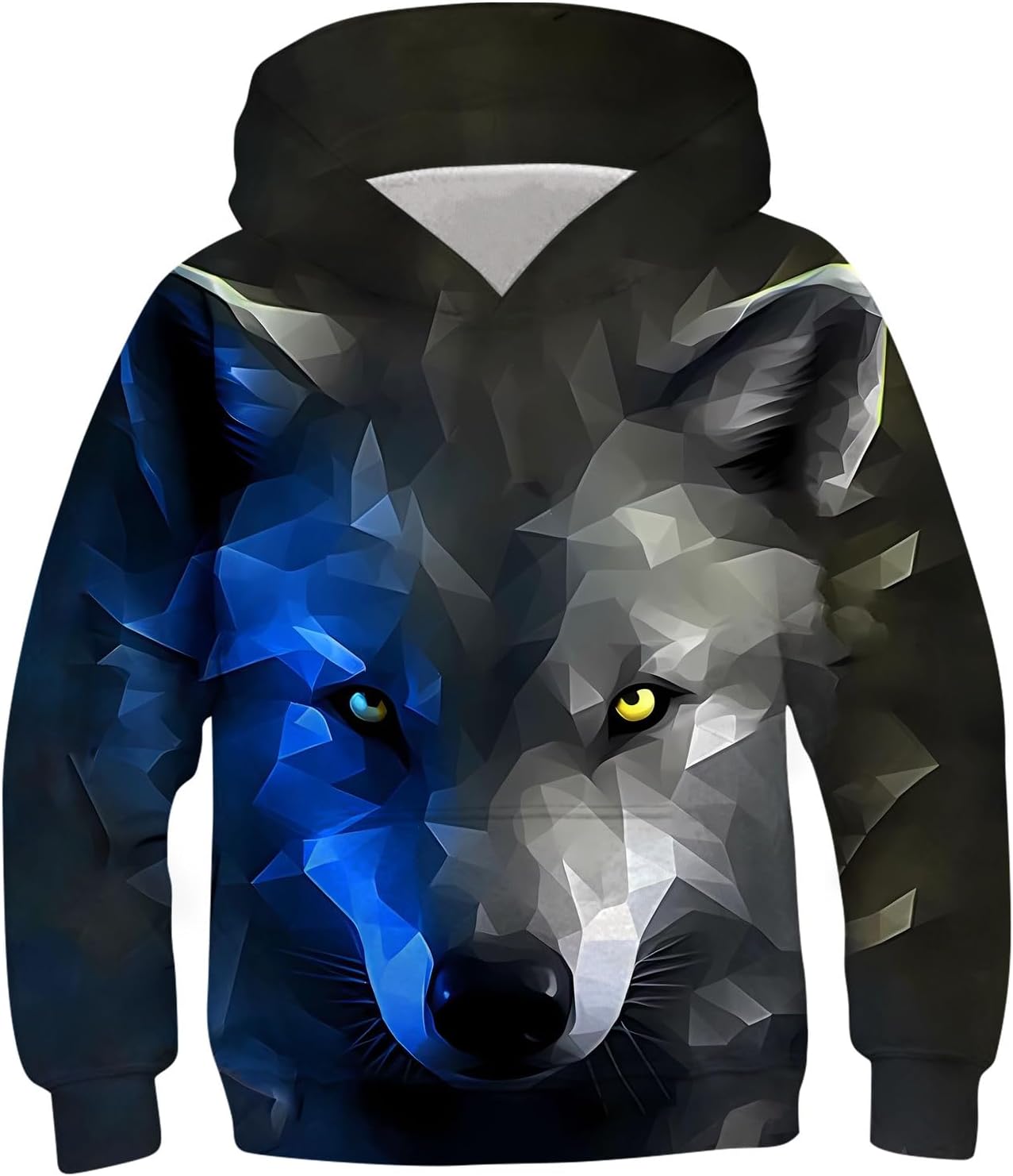 SunFocusBoys Hoodies 3D Print Graphic Sweatshirt Hoody Long Sleeve Cool Funny Kids Hooded Jumper with Pocket 6-16 Years