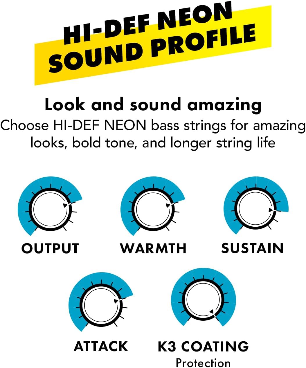 DR Strings HI-DEF NEON Acoustic Guitar Strings (NGB-45)