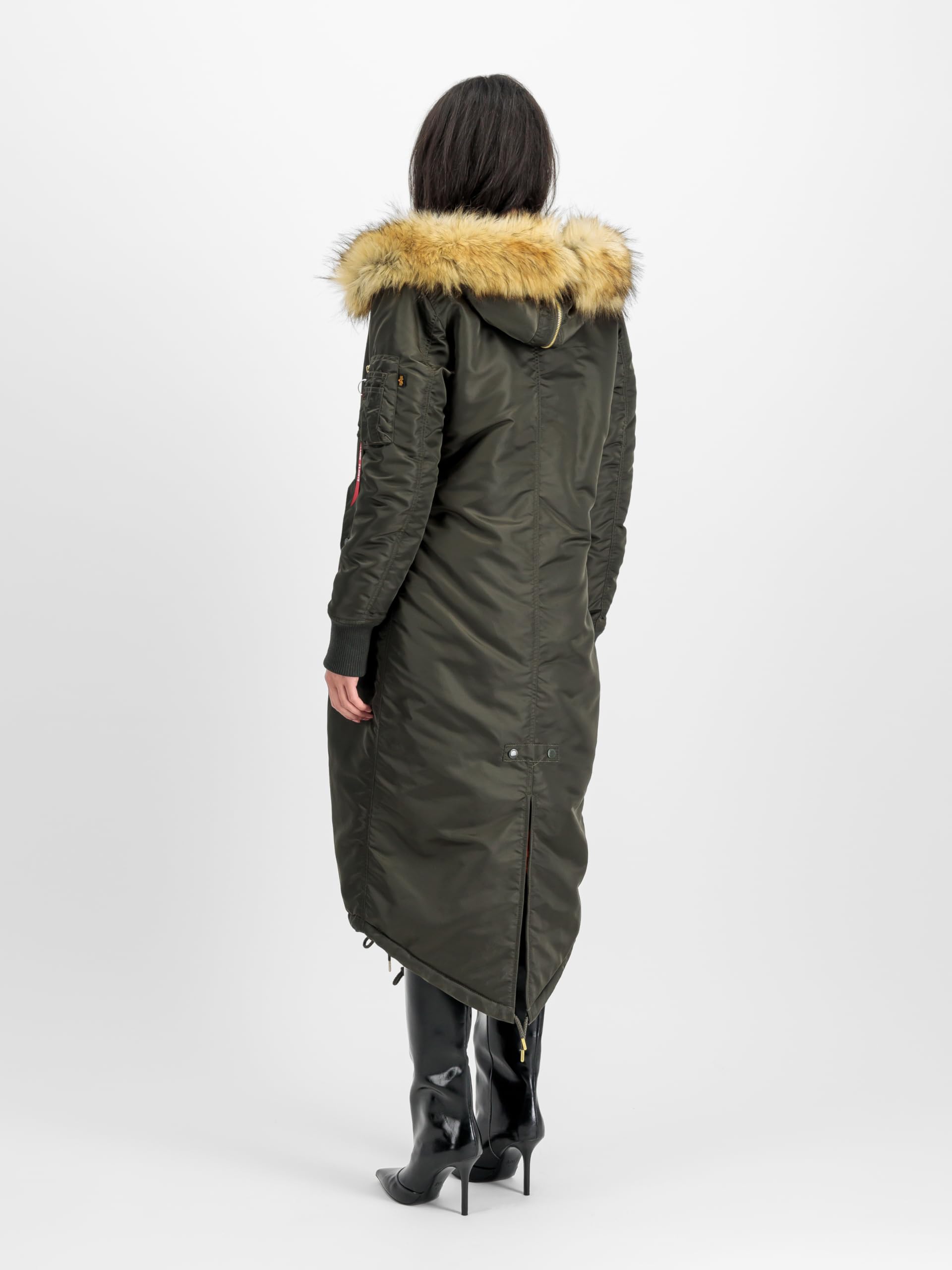 ALPHA INDUSTRIES Long Fishtail Chaqueta Mujer (Pack de 1)