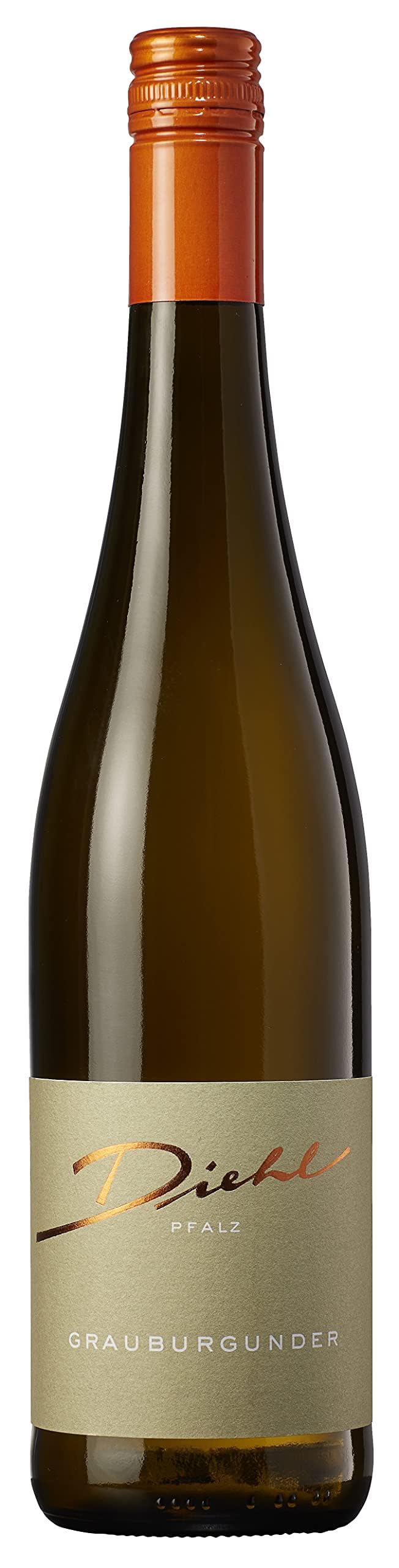 Weingut Diehl Grauburgunder – Trockener Weißwein aus der Wein-Region Pfalz (1 x 0,75l) (Packung mit 6)