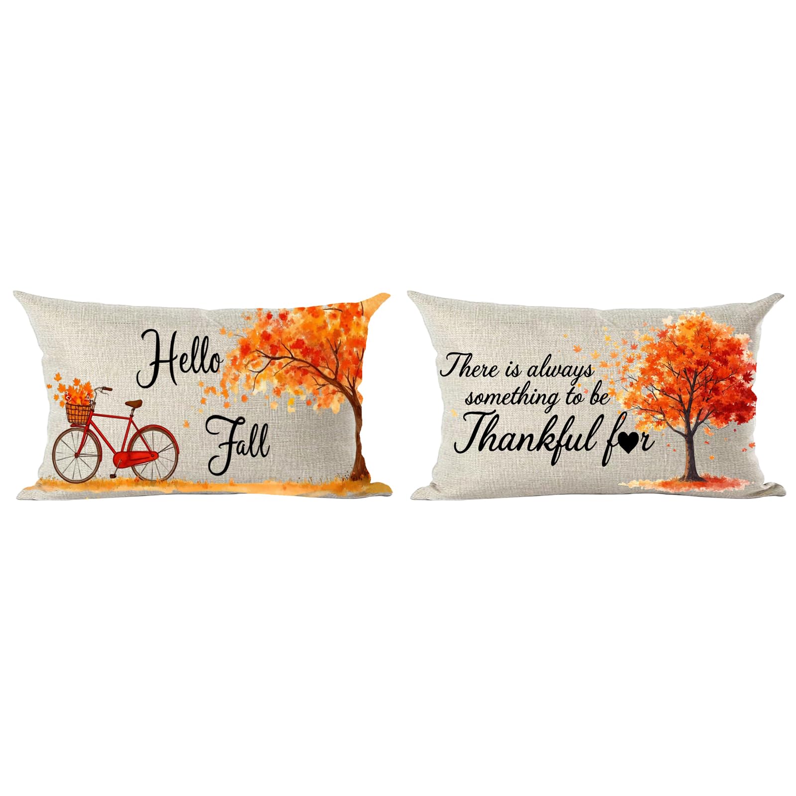 Housses de coussin en lin et coton de qualité supérieure ramirar orange