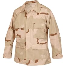 Tru-Spec Nylon-Cotton Ripstop BDU Jacket, Desert 3-Color, Small, Long Length 1279023