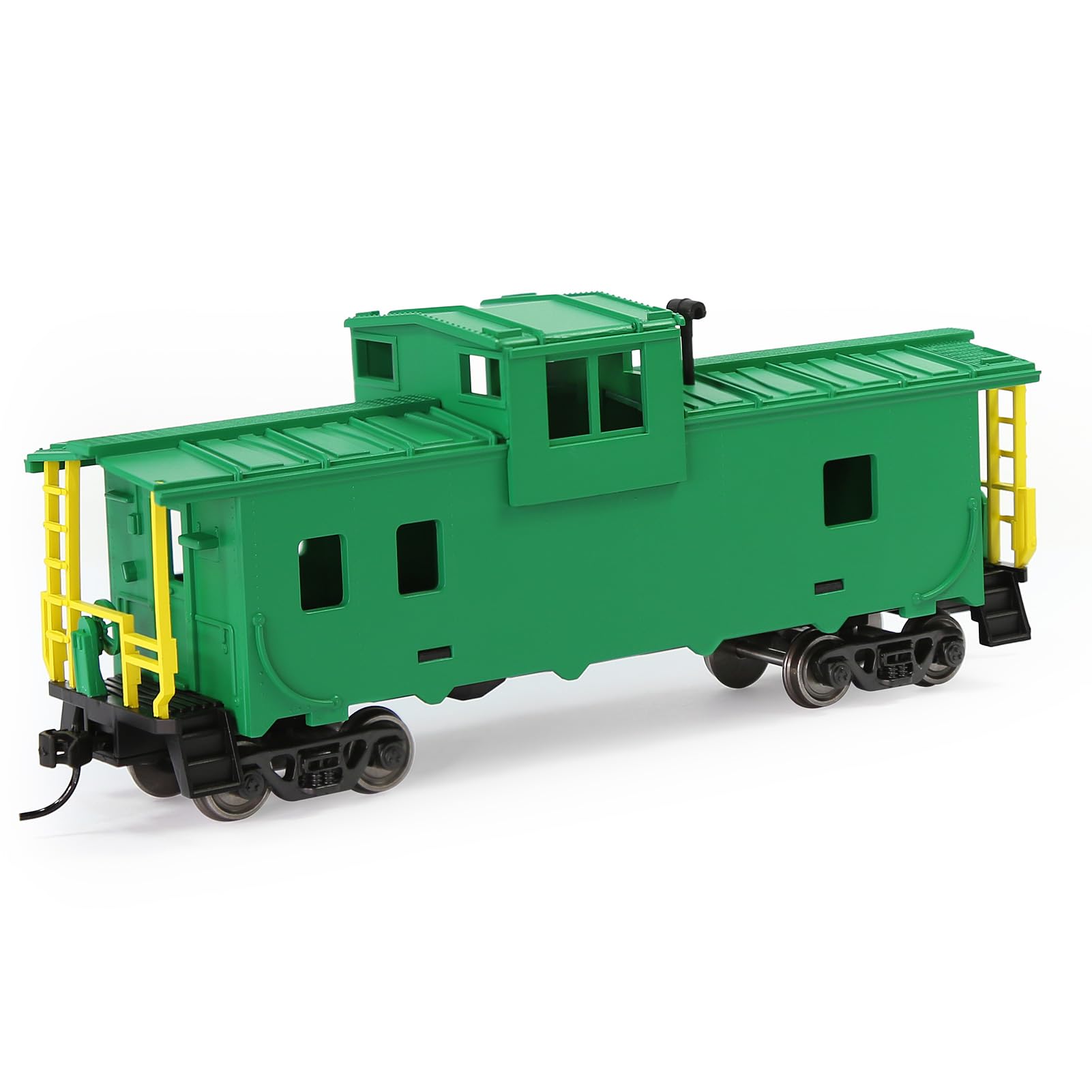 Evemodel C8763 1 unità dipinta 1:87 HO Scala 36 'Wide Vision Caboose Wagons Model Railway (verde)
