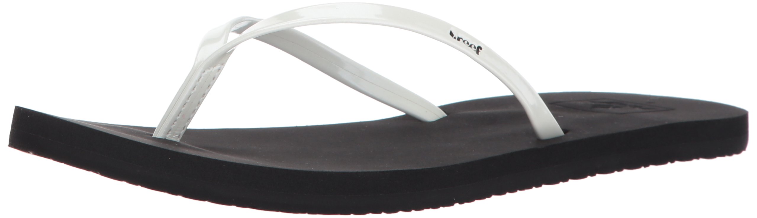 Reef Womens Sandals Bliss Faux Patent Leather Flip Flops Women