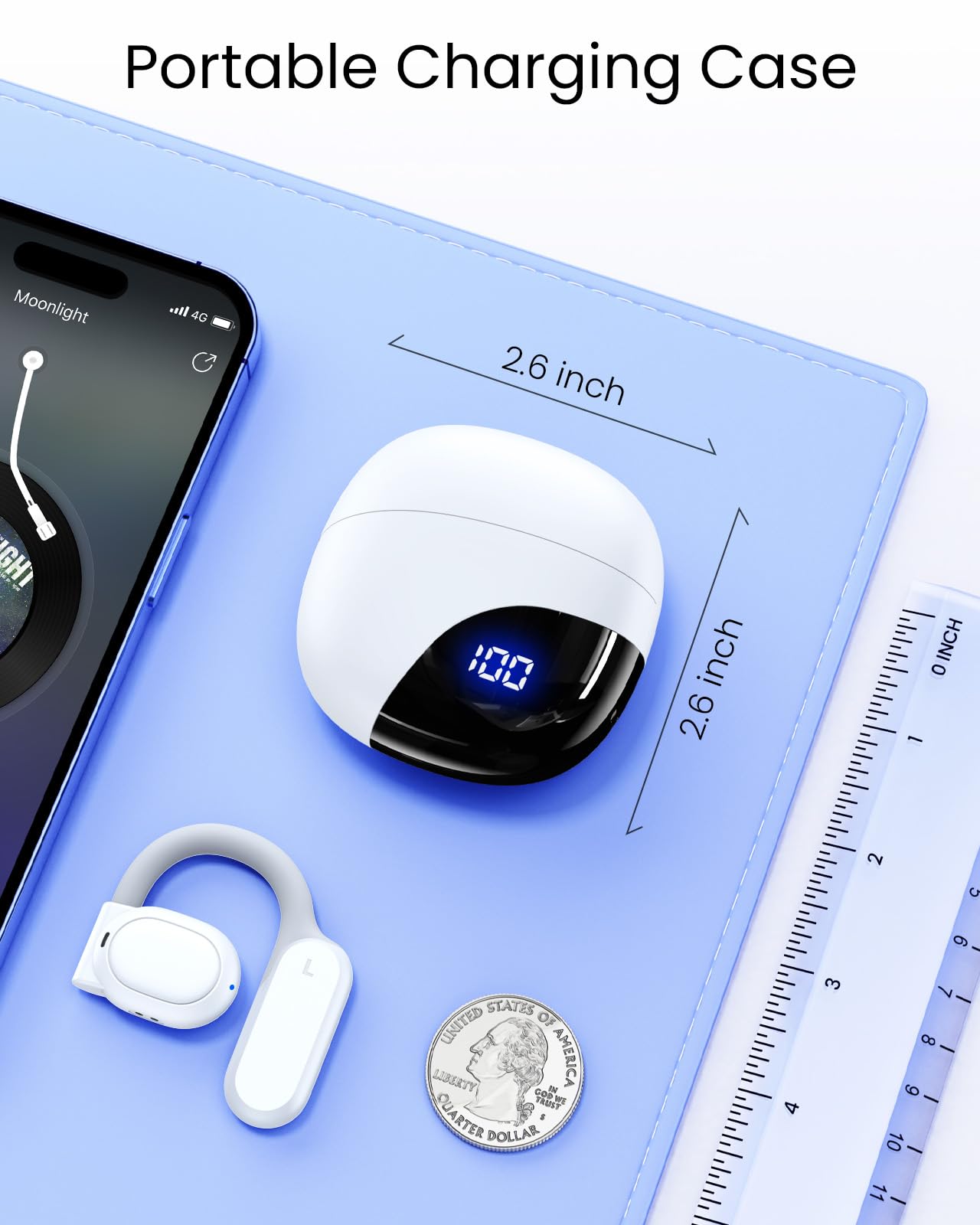 AI Translation Earbuds Real Time 164 Languages 80H Playtime Translator Ear Buds Audifonos Traductores Ingl s Espa ol — view 8