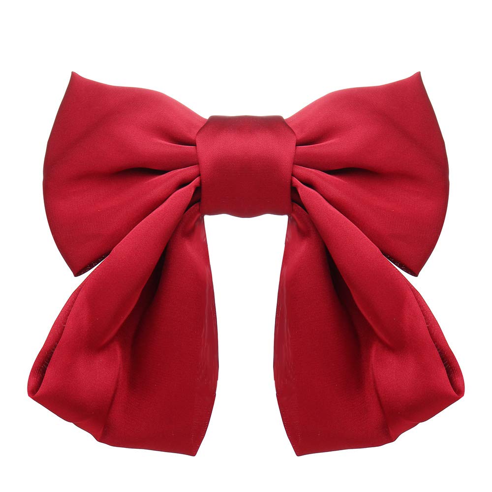 Shining Diva Fashion Latest Stylish Bow Hairpin Hair Accessories Hair Clip for Women and Girls (Red), One (11980hb) (B08XK6DN93) Amazon Price History, Amazon Price Tracker