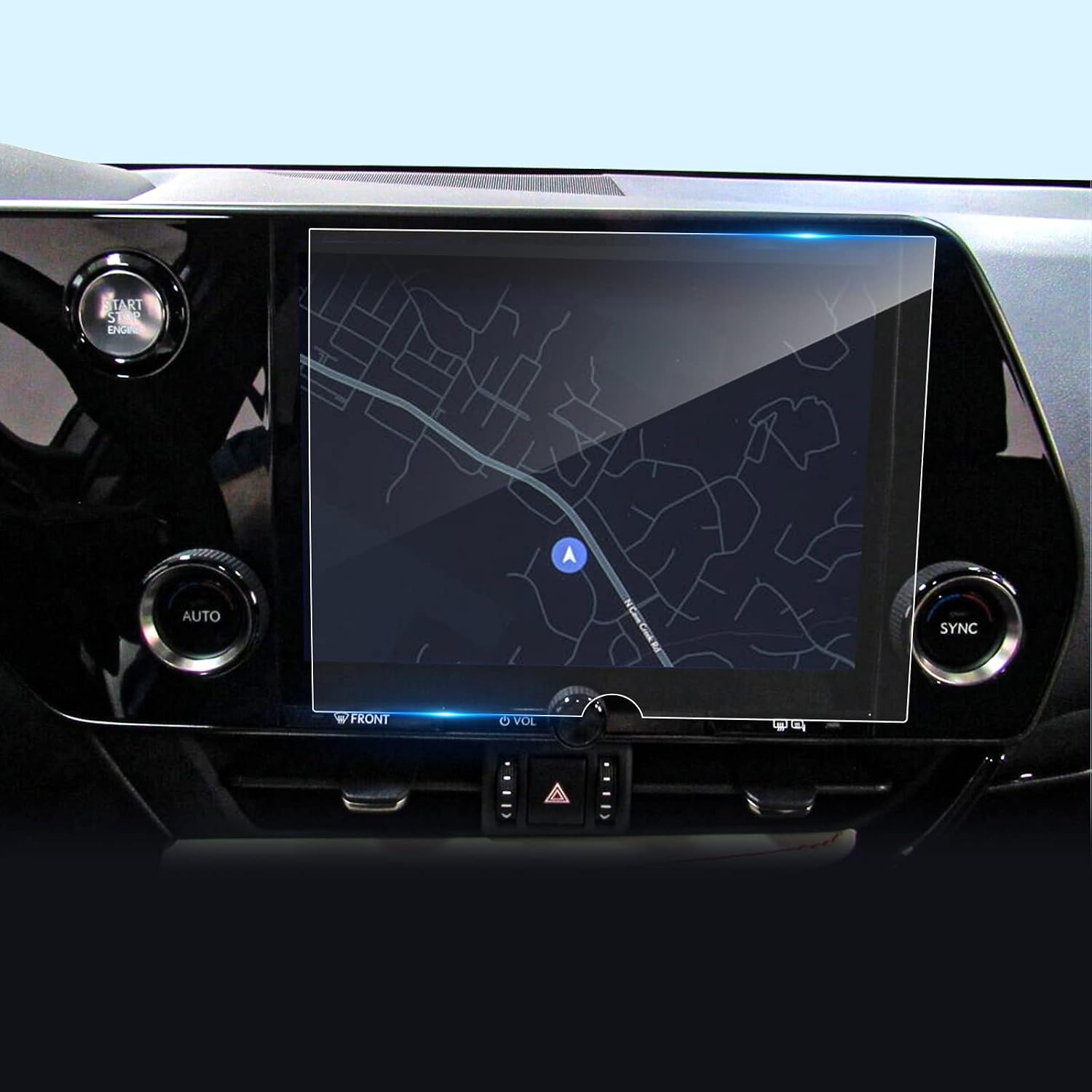 LFOTPP Glass Screen Protector for 2022 2023 2024 2025 Lexus NX (NX 250/NX 350/NX 350 F Sport Handling) (9.8 Inch) Tempered Glass Navigation 9H Hardness Infotainment Display Center Touchscreen