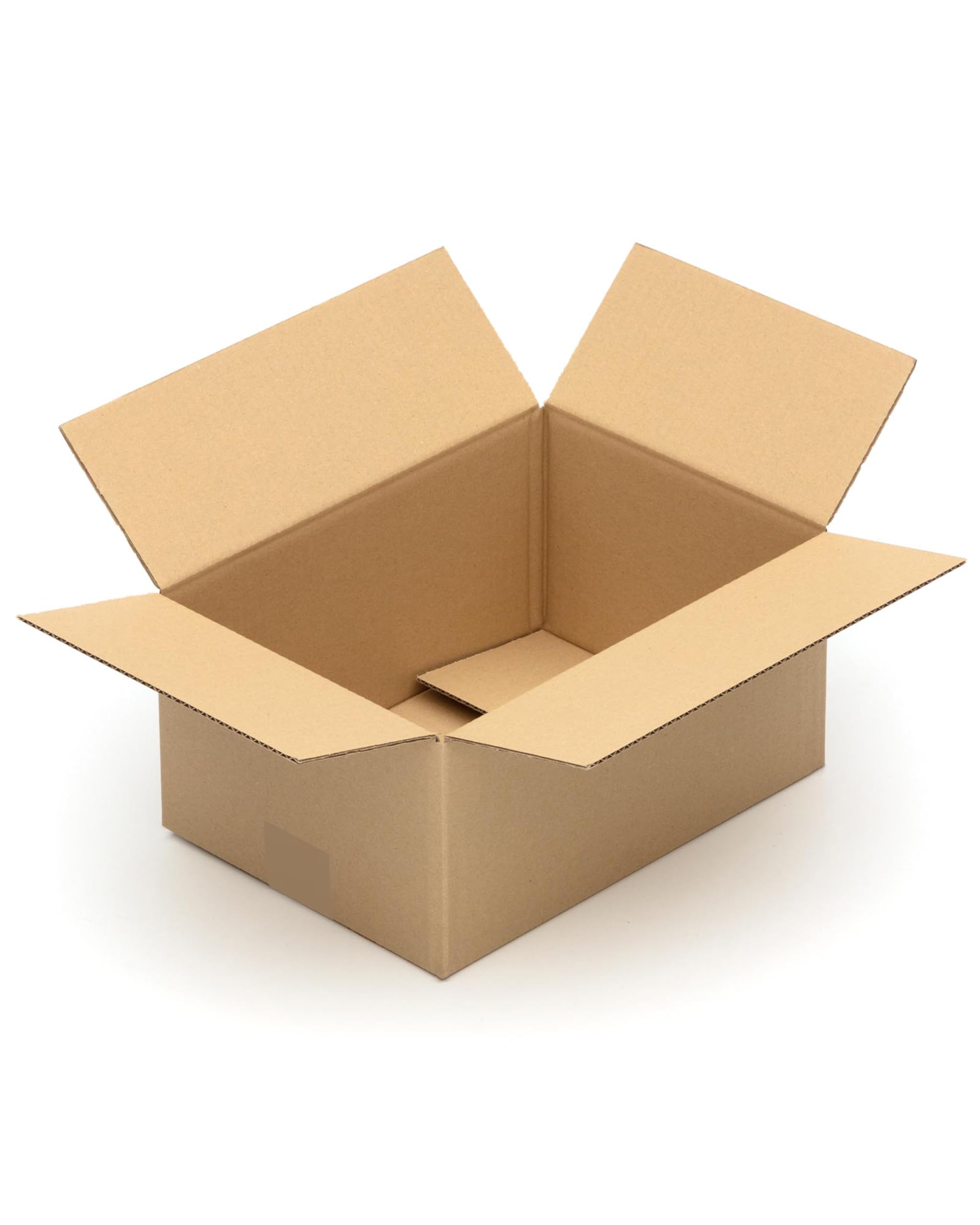KK Verpackungen Versandkartons 300 x 215 x 140 mm Braun 1-wellig (Außenmaß 306 x 220 x 148 mm) | 200 Stück, Faltkartons Kartons für Versand als DHL Päckchen M DPD Hermes GLS Paketklasse S (KK20)