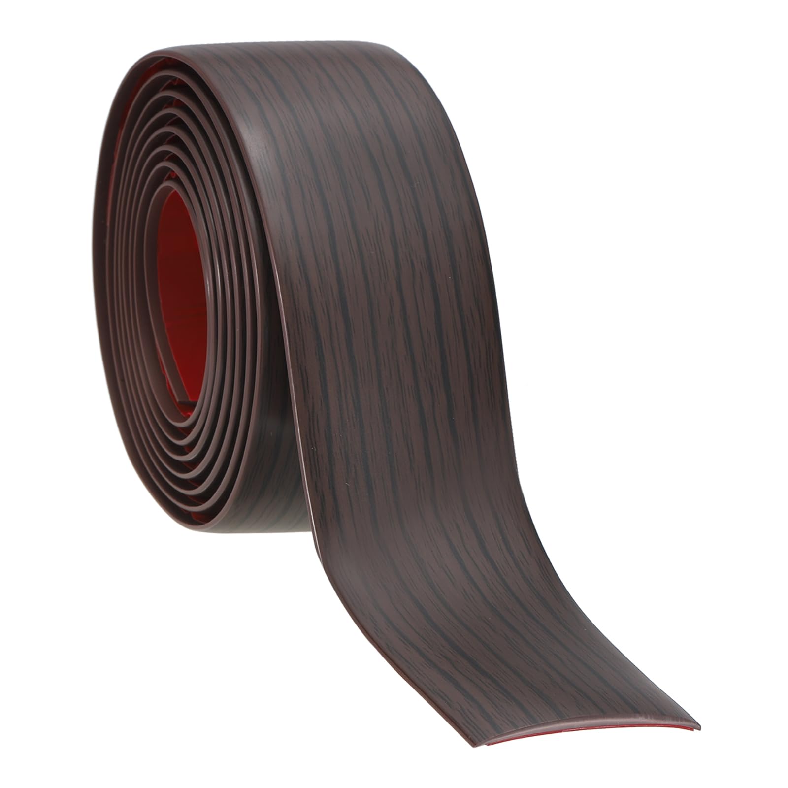 PATIKIL Self Adhesive Floor Transition Strip 4cm x 3 Meters Vinyl Flat Divider Flooring for Joining Floor Gaps Carpet Transition Floor Tiles, Black Walnut โ image 1