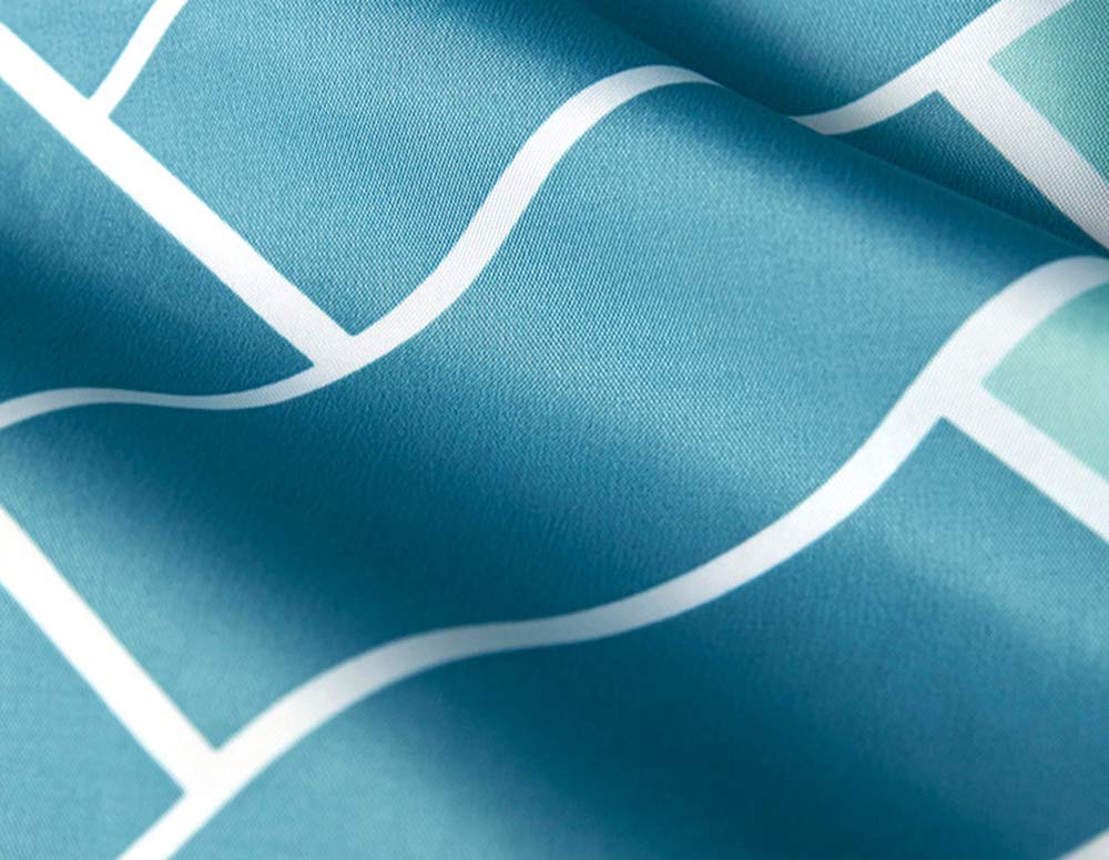 Tenda Da Doccia 180x220 Cm Anti-Muffa Impermeabile - Con Ganci, Design