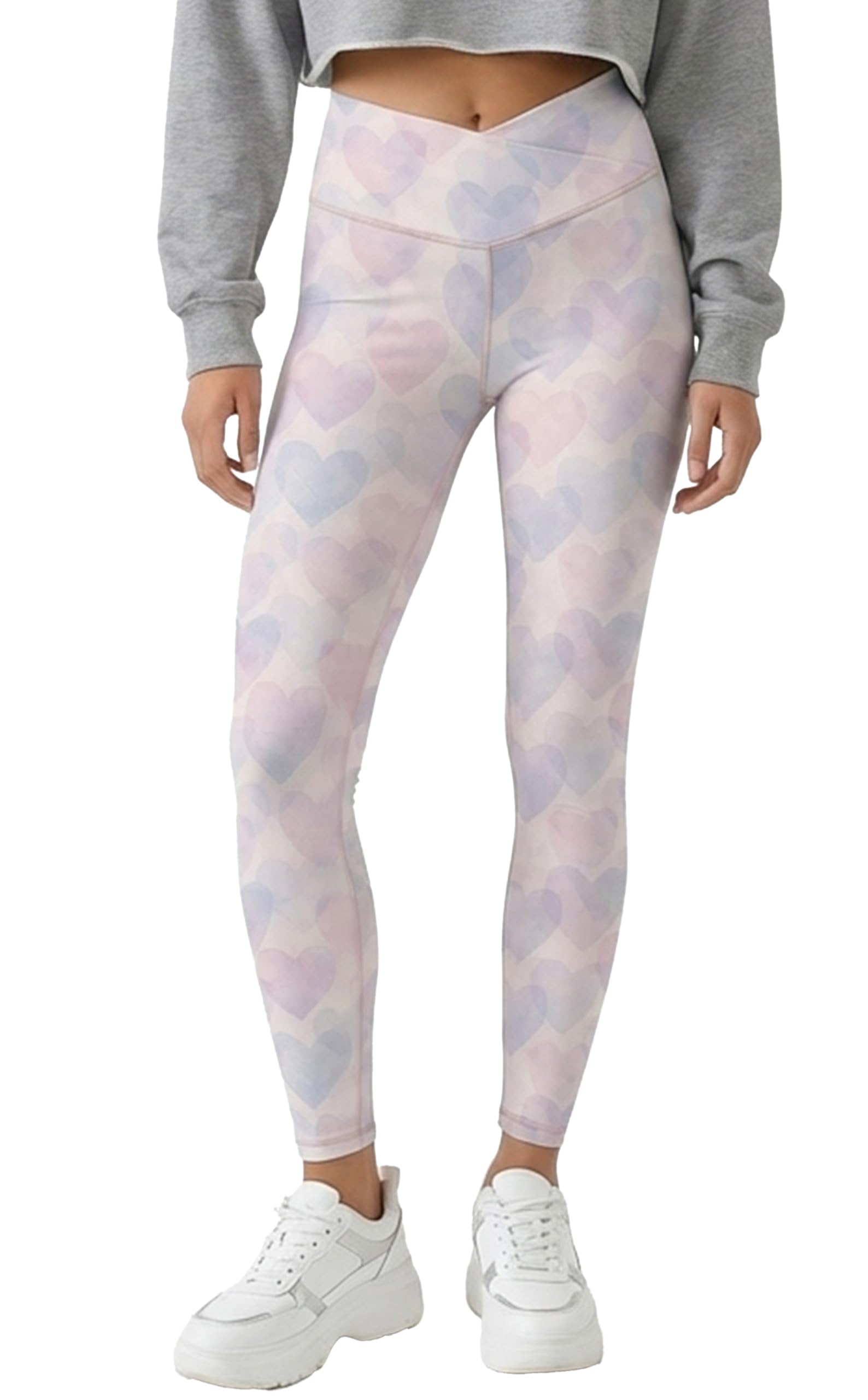 sissycos Women's Christmas Halloween Crossover Leggings High Waisted