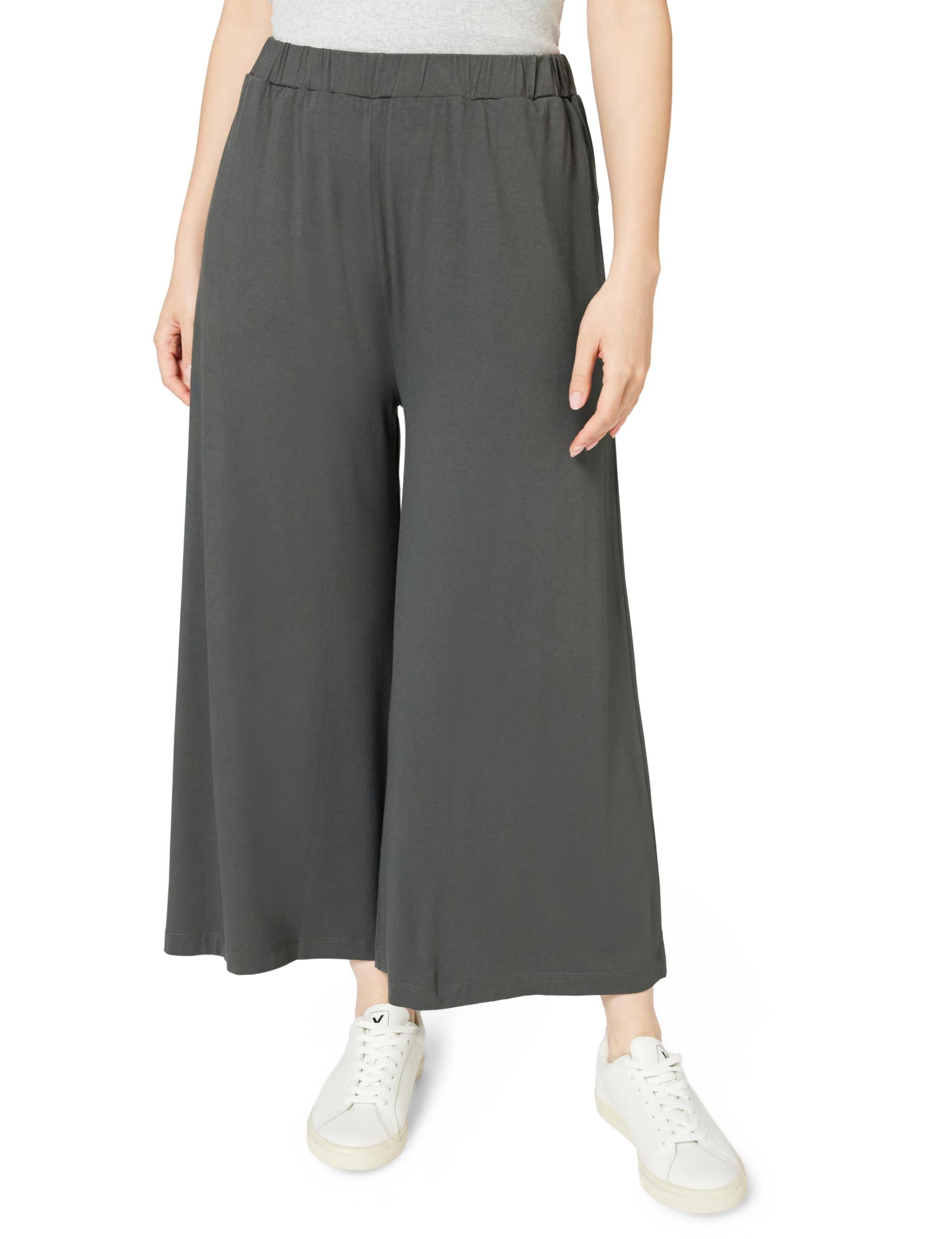 Marc O'polo Women's 0015 Denim Fabric Trousers With Elasticated Waistband Cropped, M