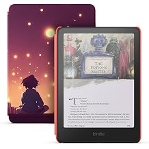 Amazon Kindle Colorsoft Kids 16 GB (2024 model) &ndash; Lightweight, compact, and designed for reading&mdash;no apps, videos, or games. &ndash; with cover, Starlight Reading