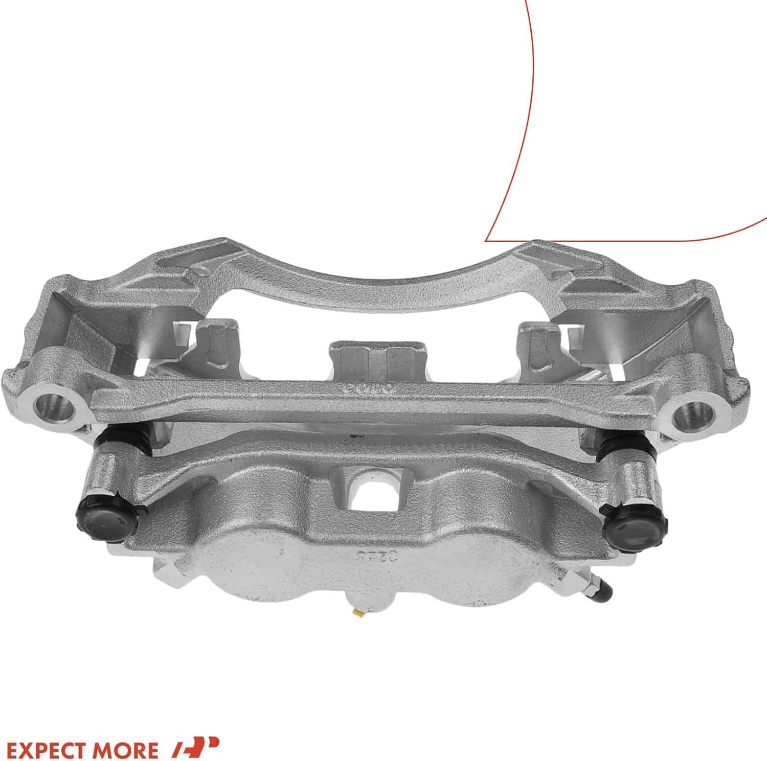 A-Premium Disc Brake Caliper Assembly with Bracket Compatible with Select Ford Models - E-150/E-250 2008-2014, Econoline Van/Wagon 2010-2014, E-350 Super Duty 08-19, E-150 Econoline - Rear Passenger