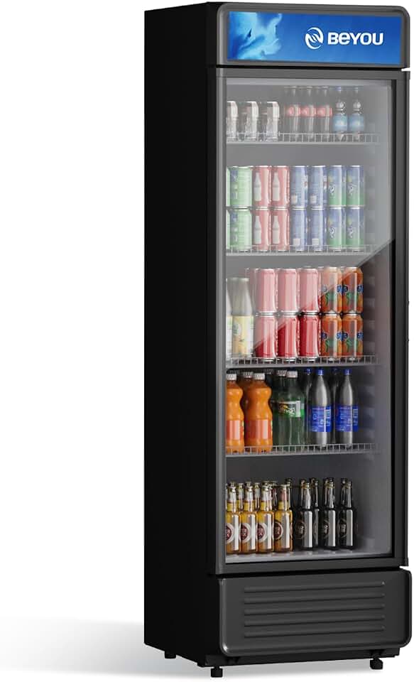 BEYOU Commercial Beverage Refrigerator for Living Room Bar Garage