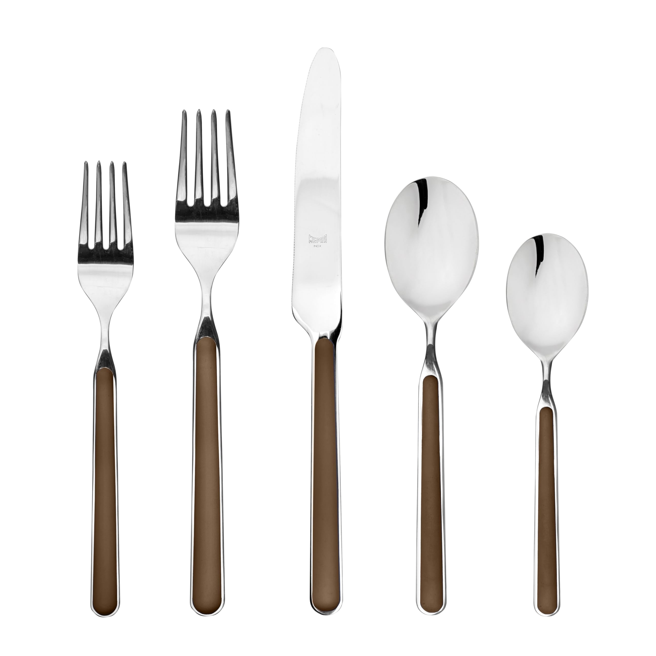 MEPRA 10N722005 Fantasia Petroleum 5-Piece Durable 18/10 Stainless Steel European and American Style Flatware Cutlery Set for Fine Dining, Dishwasher Safe - Service for 1 — Amazon image 26