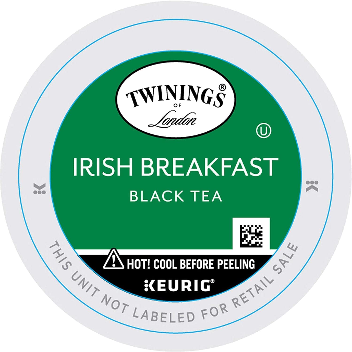 Twinings Irish Breakfast Black Tea K-Cup Pods for Keurig, 12 Count (Pack of 6), Robust, Strong, Bold Flavour, Caffeinated, Enjoy Hot or Iced | Packaging May Vary