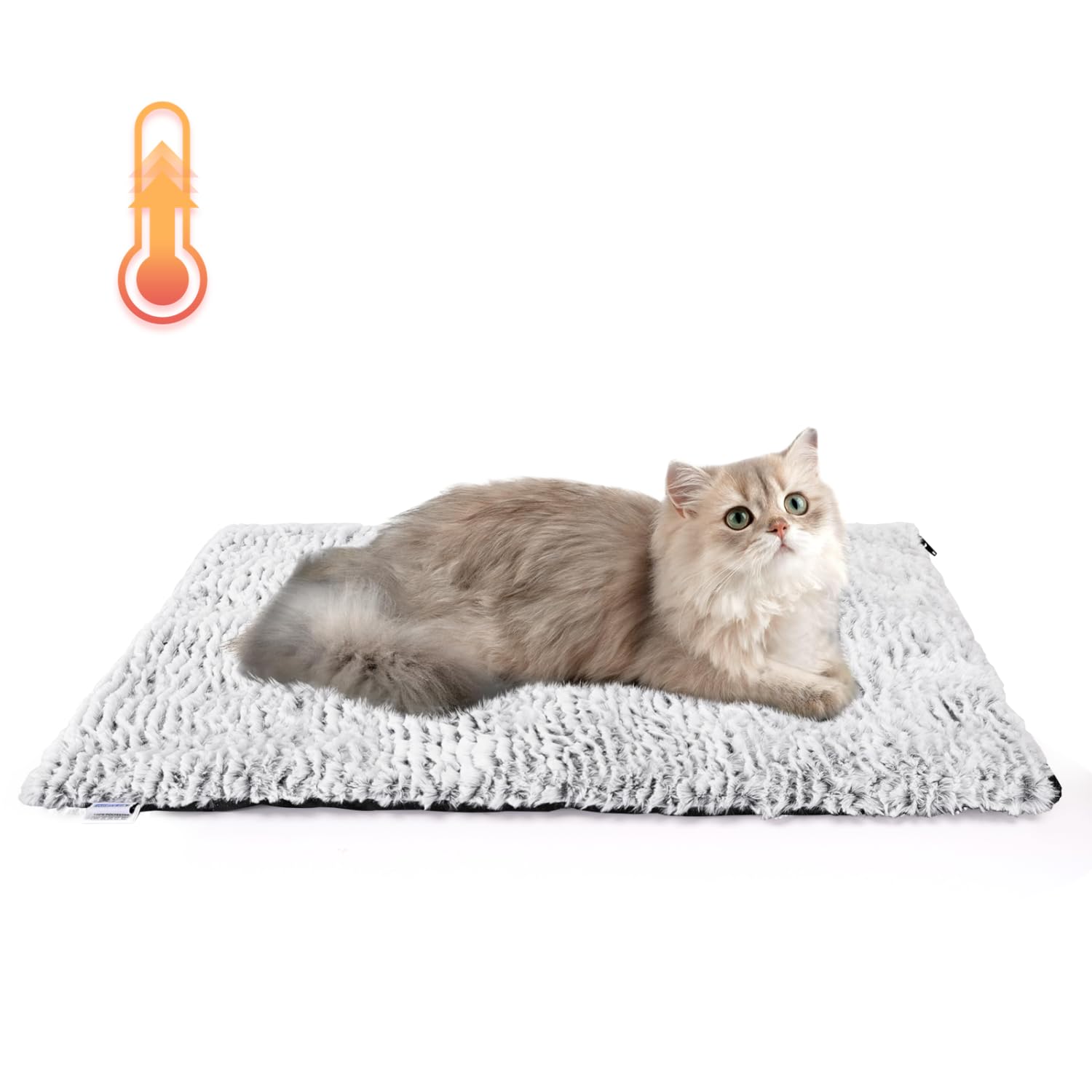 Nobleza Tappetino Riscaldante Per Cani Gatti, Tappetino Autoriscaldante Senza Elettricità, Coperta Autoriscaldante Soffice Caldo, Tappetino Termico Lavabile Antiscivolo Cane, 50x40cm