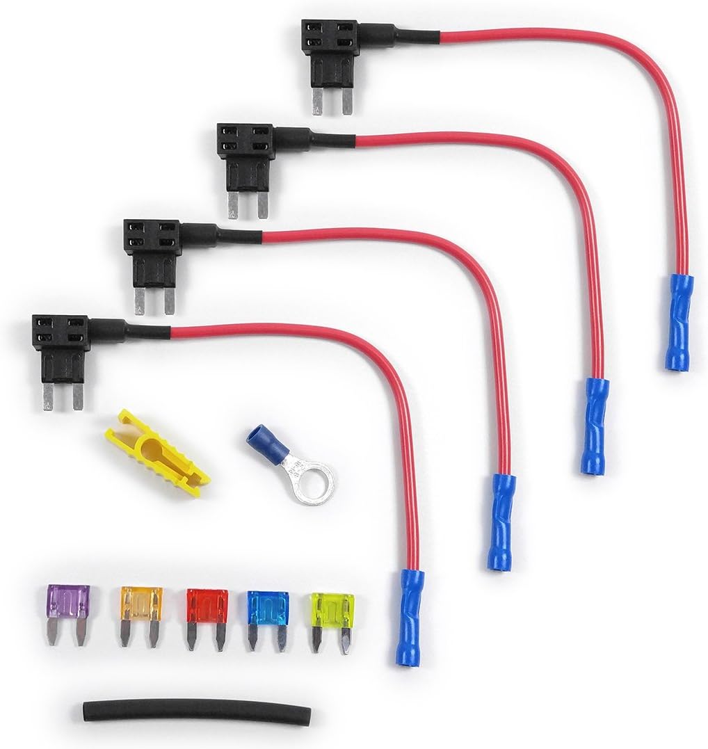 Add-a-Circuit Fuse Tap in Piggy Back Fuse Holder 12/24V (4x Mini Blade)