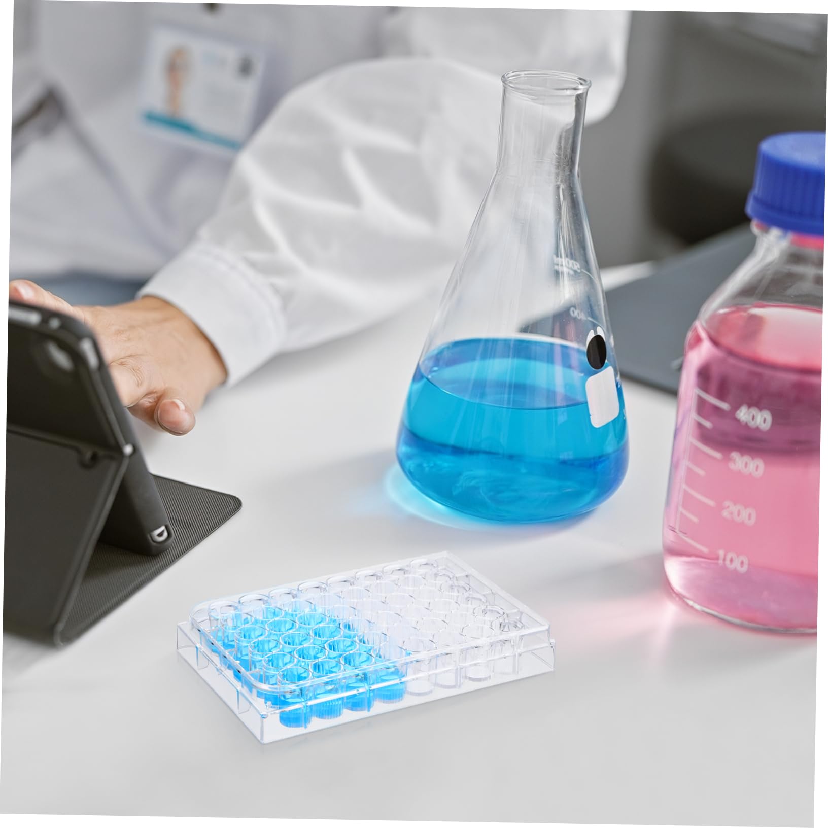 OUNONA Pocillos Microbiologia 15 Piezas De Cultivo Celular De Cultivo De Tejidos Pastillero Para Bandeja Vacía Placas De Agar y Platos De La Cultura De Cultivo Para Plato De Cultivo