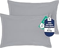 Vista 61 de Royale Linens Paquete de 2 fundas de almohada tamaño Queen de 20 x 30 pulgadas, microfibra cepillada de 1800, fundas de almohada de cama