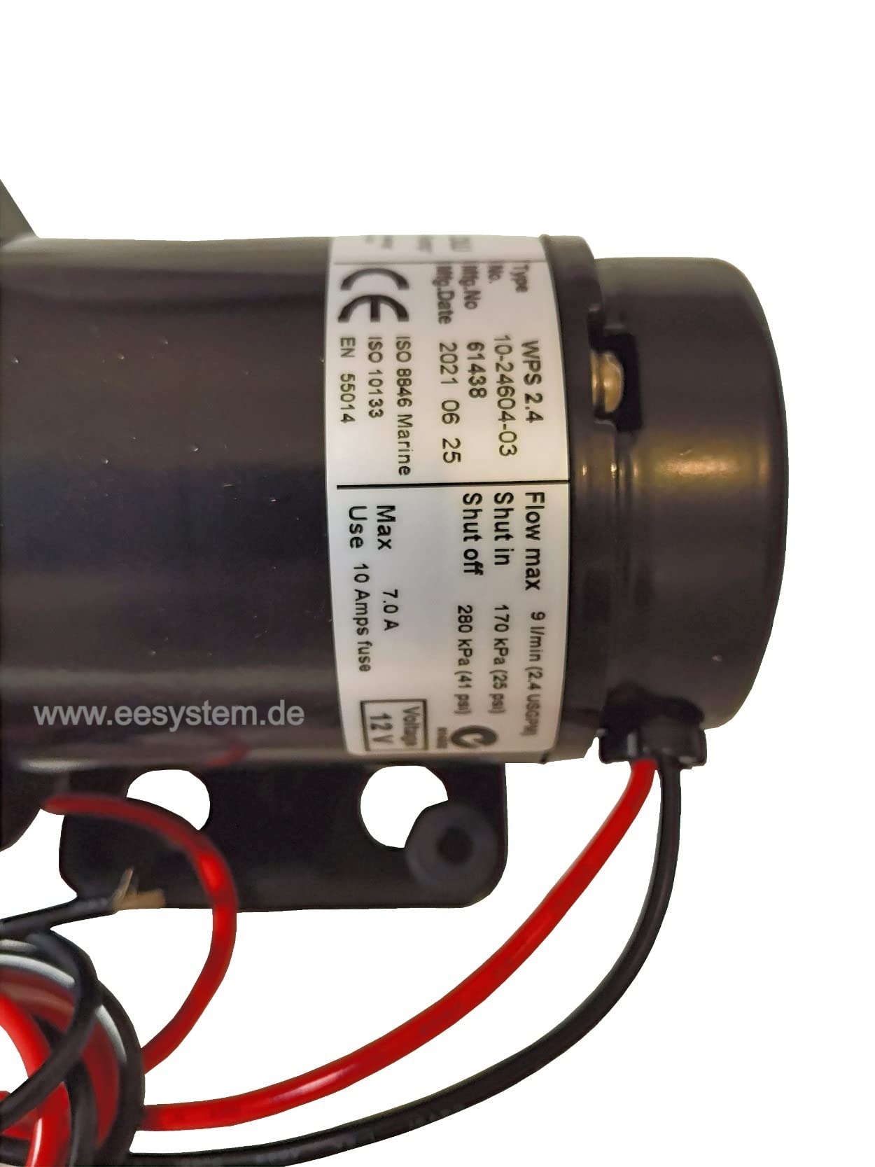 SPX FLOW AQUA JET WPS 2.4 GPM 12V BSP 2.8 BAR Johnson Wasserpumpe 9 L/min - DRUCKWASSERANLAGEN & PUMPEN ZUR DECKREINIGUNG, Dusche, Kombüse, Schiffspumpe, Yachtpumpe