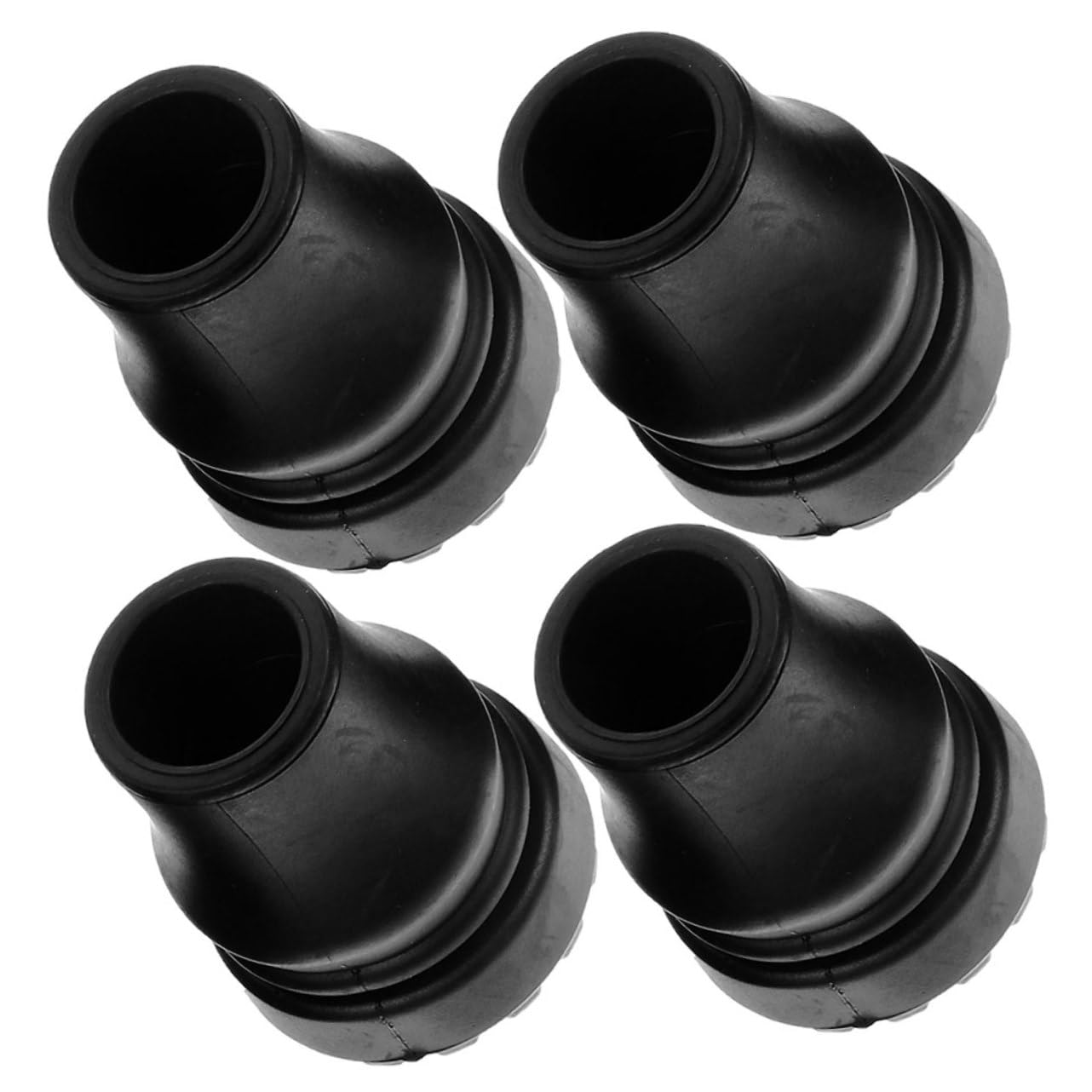 Kisangel Almohadillas Antideslizantes para Las Muletas. Cuatro Automático Cubierta De Pie para Bastón Accesorios Bastón Antideslizante Extremos del Bastón Puntas De Caña