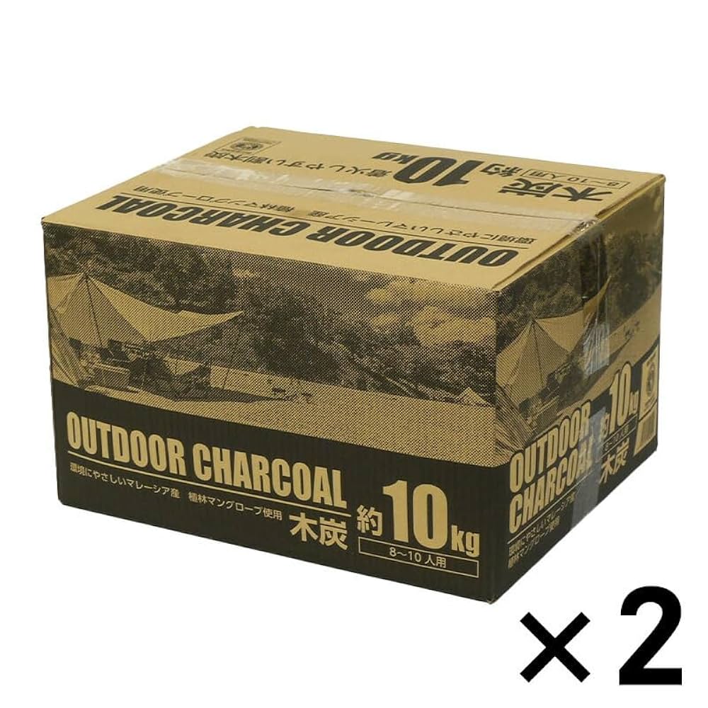 Amazon | ビバホーム 木炭 10Kg ×2個セット | ビバホーム | 炭・薪