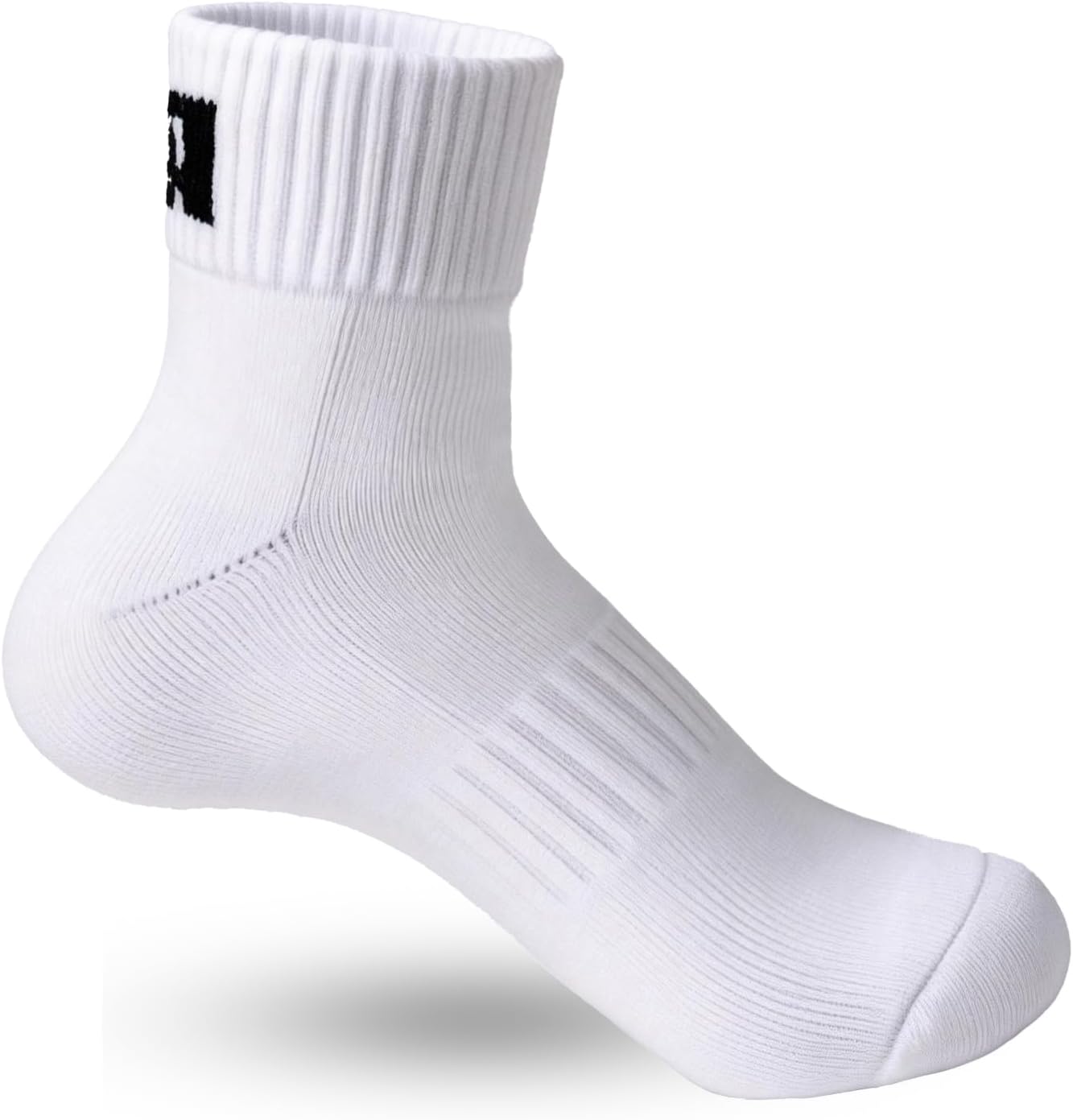 Women‘s Athletic Socks (6-Pairs) - Breathable Cotton Blend, Cushioned & Non-Slip for Running, Yoga, Gym