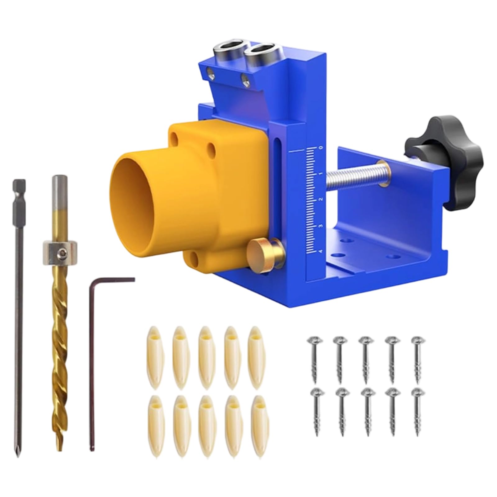 Zxfdsfdbnm Blue Multifunctional Hole Locator Enhances Efficiency In Woodworking And Metalworking For Strong Depth