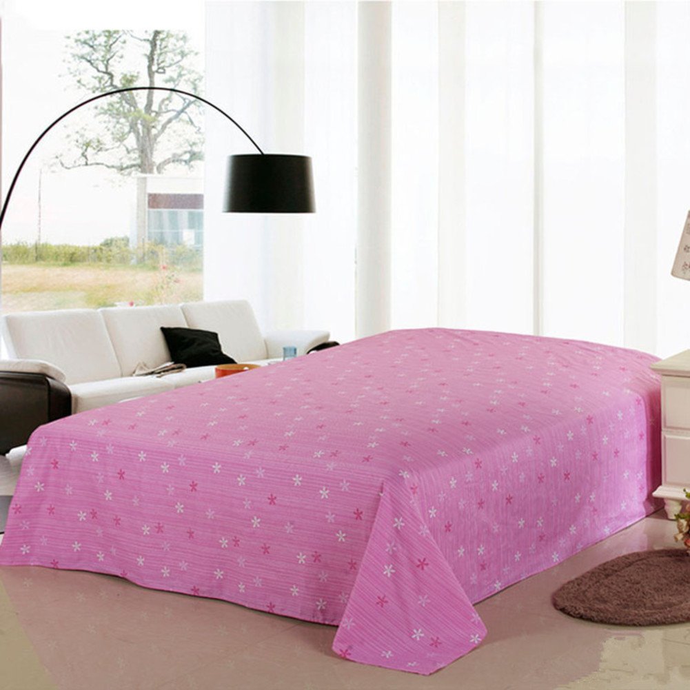 Drap en coton lits jumeaux 240x265 grand drap plat