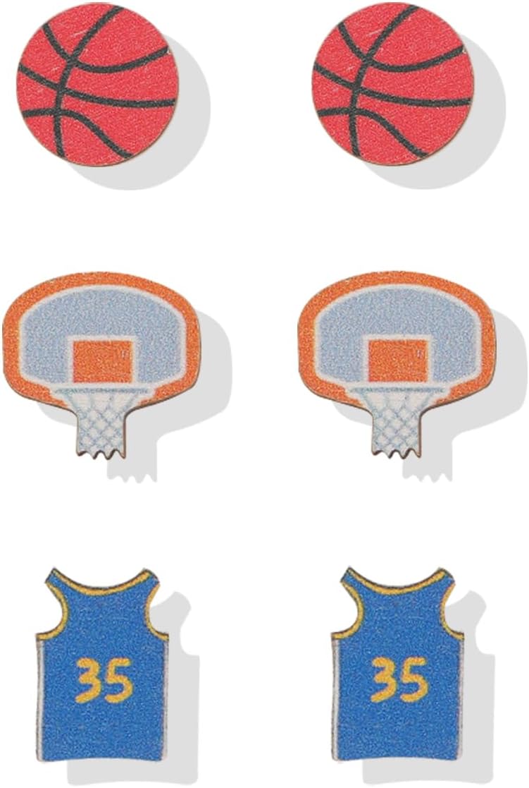 Game Day Outfits for Women Baseball Leather Teardrop Drop Earring Sports Game Ball Earrings for Sport Lover Baseball Accessories Football Mom Shirt Jewelry Gifts