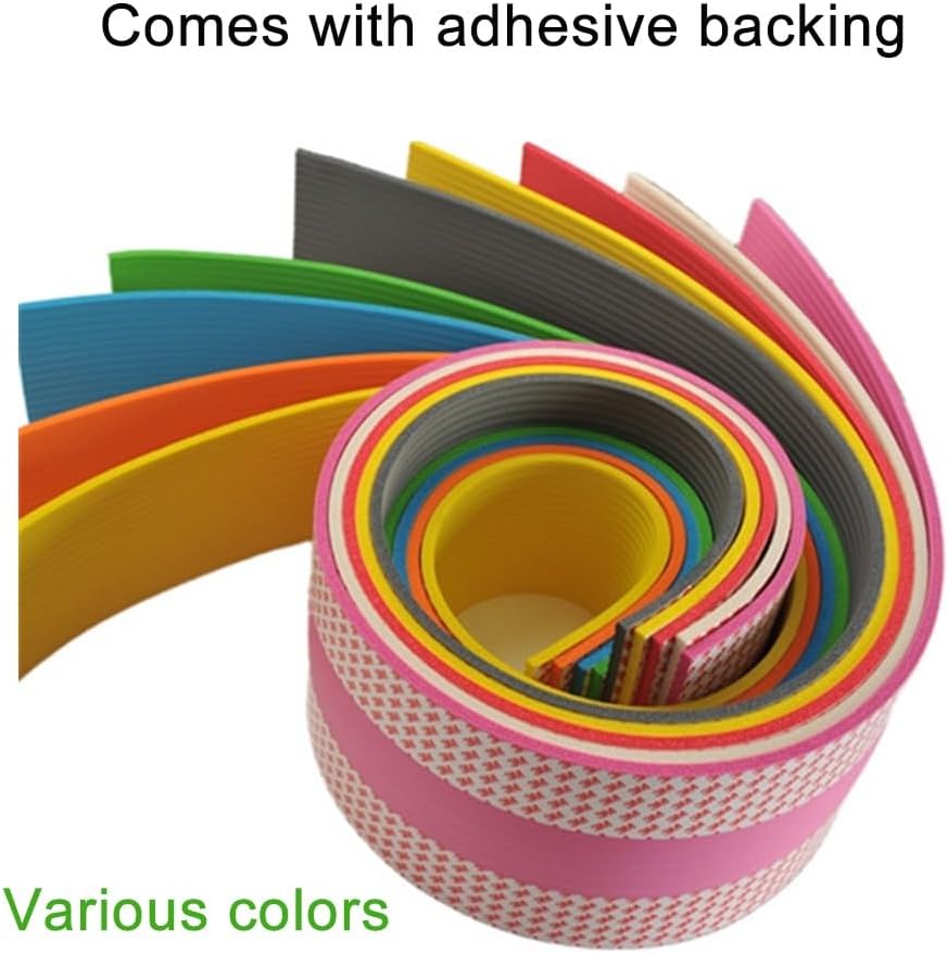 Garage Car Door Protector Wall Bumper Guard, Garage Wall Protector Foam Walls Corner Guard, Self-Adhesive Soft Foam Bumper for Corners Edges, DIY Cuttable/Anti-Collision