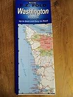 Washington EZ Fold laminated road map 1598622722 Book Cover