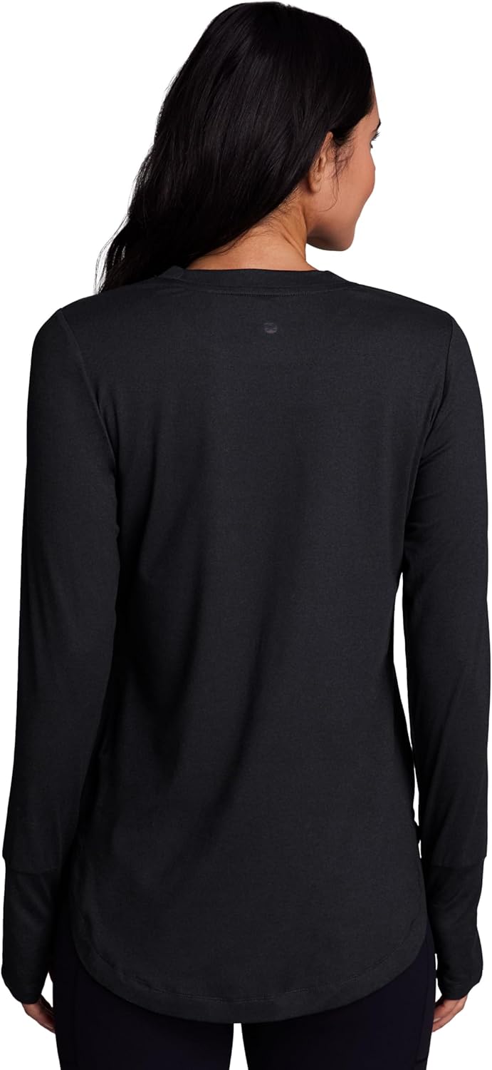 RBX Active Women's Fashion Athletic Yoga Long Sleeve Super Soft T-Shirt