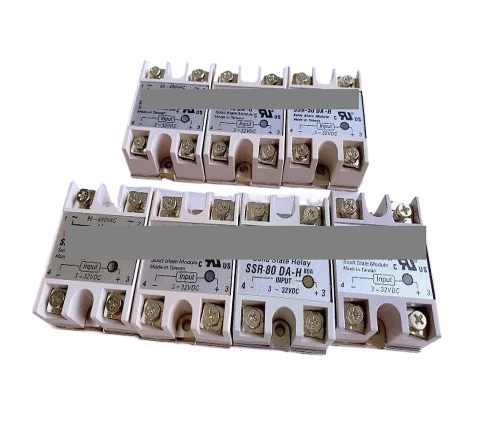 Smglrueat One Color 1Pc Ssr-100Da-H Solid State Relay Module 3-32Vdc To 90-480Vac