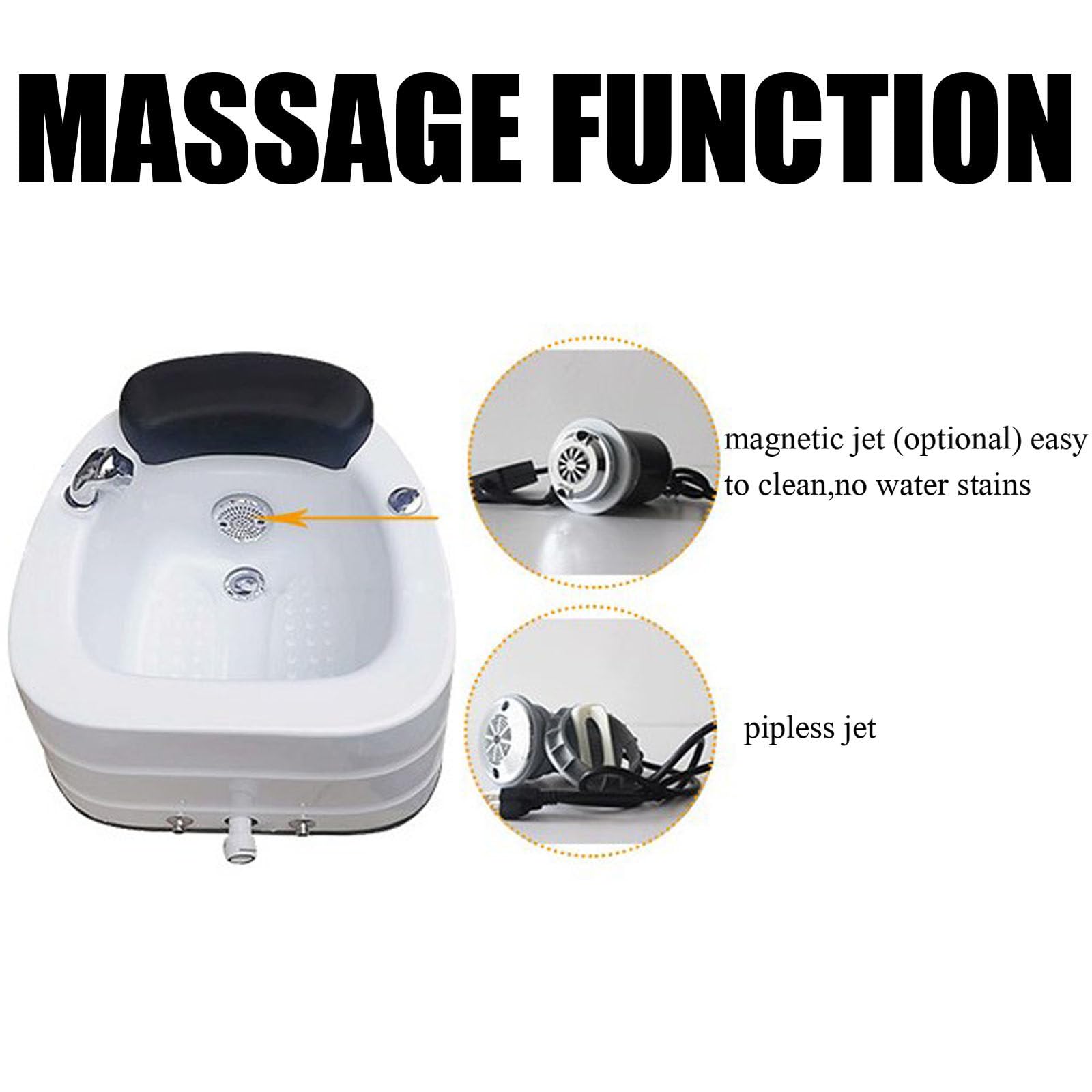 Pediluvio Idromassaggio Elettrico,massaggiatore per pediluvio,Pedicure Spa Bath con Massaggio e getti,Pedicure per Piedi Stanchi