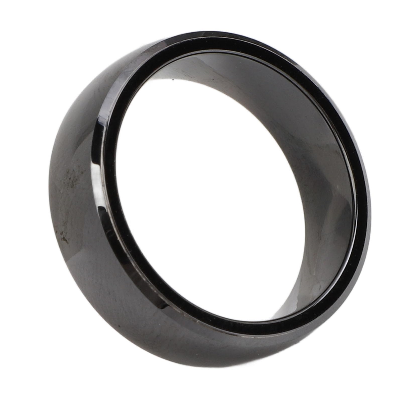 ASHATA Smart Ring for Women Men IC Full Ceramic NFC Ring IP68 RFID Smart Ring Health Tracker 0