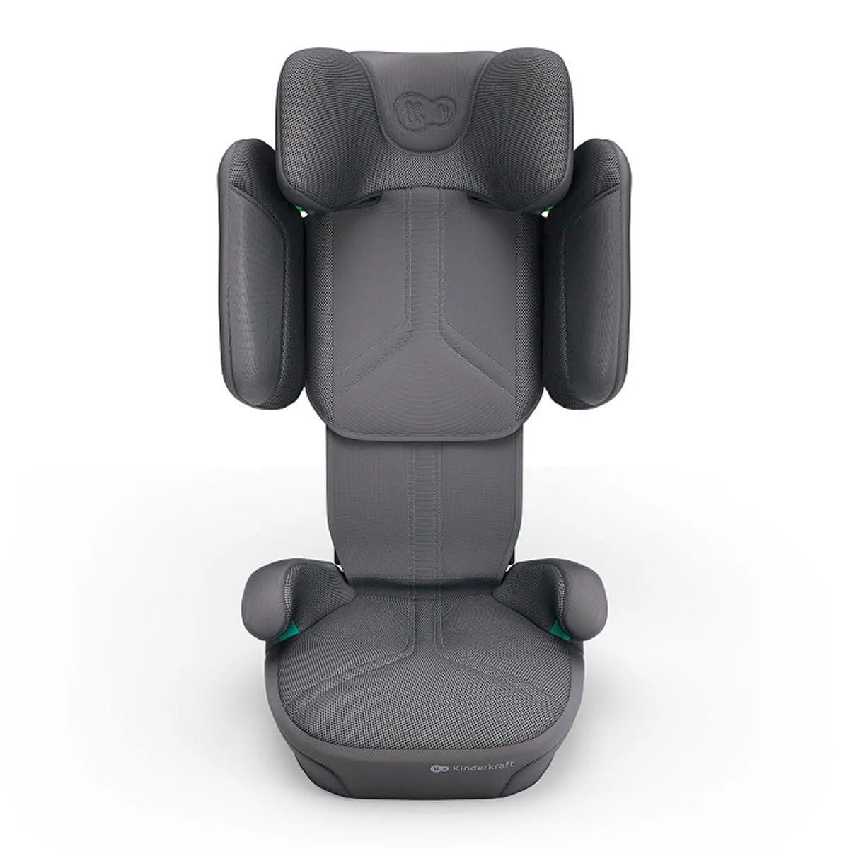 Kinderkraft XPAND 2 PRO i-Size fotelik dziecięcy 100-150 cm, z ISOFIX lub pasem samochodowym, regulacja wysokości i szerokości (DUO EXPAND), zagłówek H-GUARD+, ochrona przed uderzeniem bocznym SPS