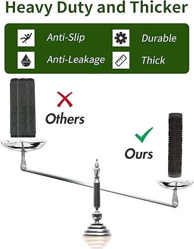 Miniatura 6 de Tapete para puerta delantera, tapete de entrada interior, tapete de bienvenida antideslizante, tapete de goma natural duradero para exteriores,