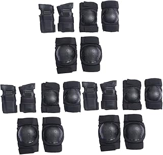 CLISPEED 3 Conjuntos De Joelheiras De Skate Para Crianças Longboard Joelheira Para Esportes Cotoveleiras Joelheiras E Cotoveleiras Equipamento De Equitação Para Crianças Conjunto De 6