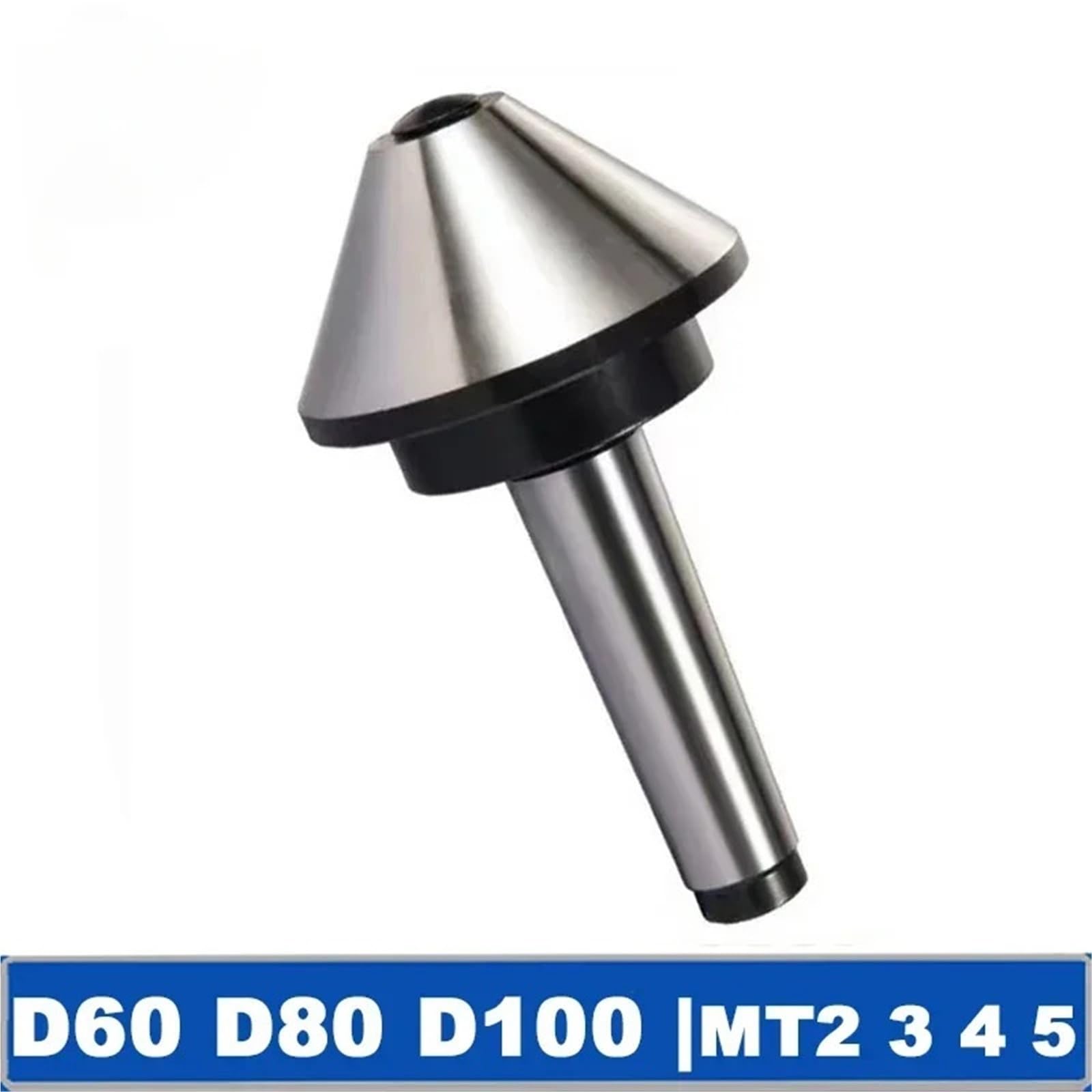 Juego de contrapuntos giratorios con cono Morse MT2 a MT5 para torno CNC MT4-D80