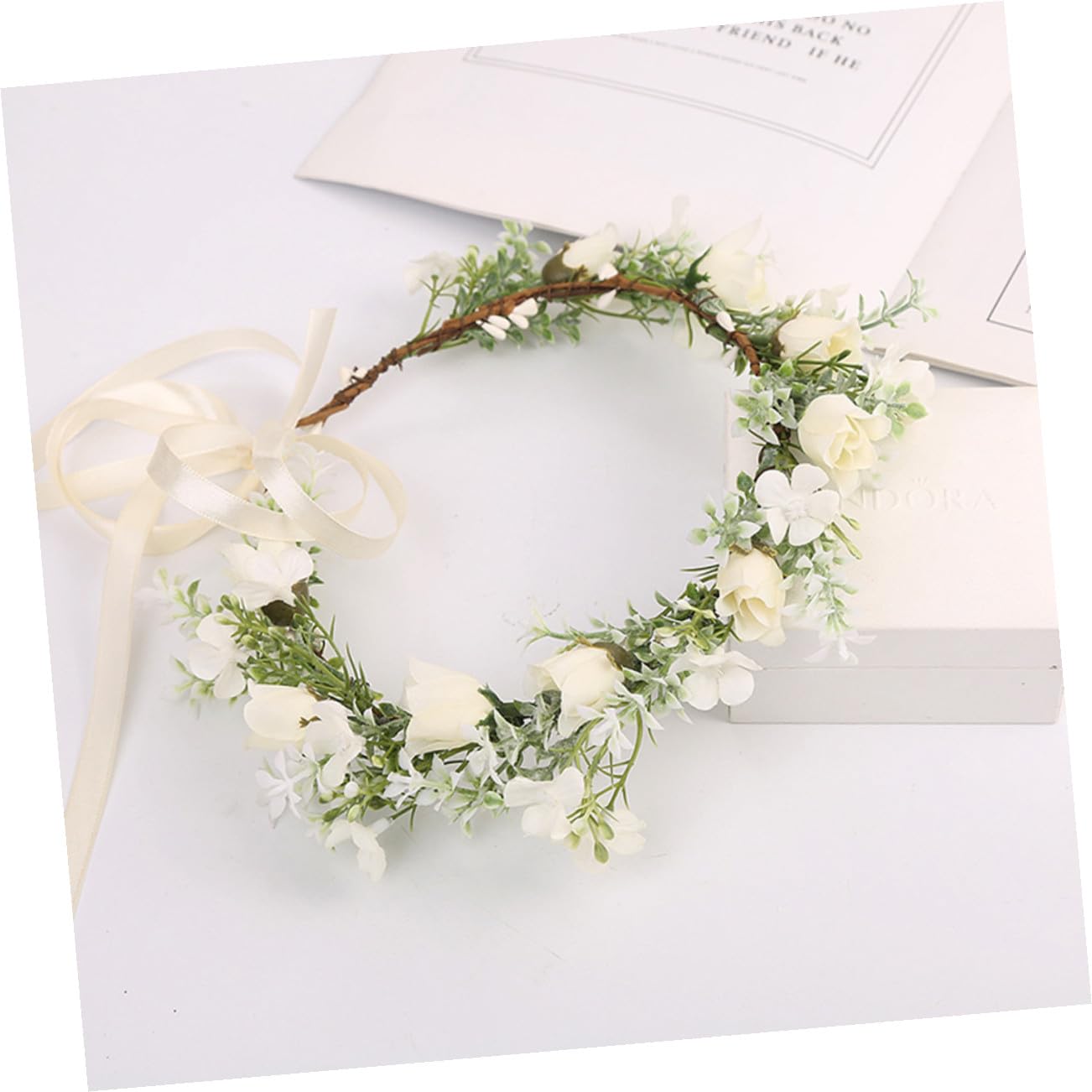 Abaodam 3piezas Diadema De Flores Artificiales Para Bodas Tocado Elegante Guirnalda De Flores Accesorio Bohemio Para Playa y Fiestas Diseño Ligero y Cómodo Para Mujeres y Niñas