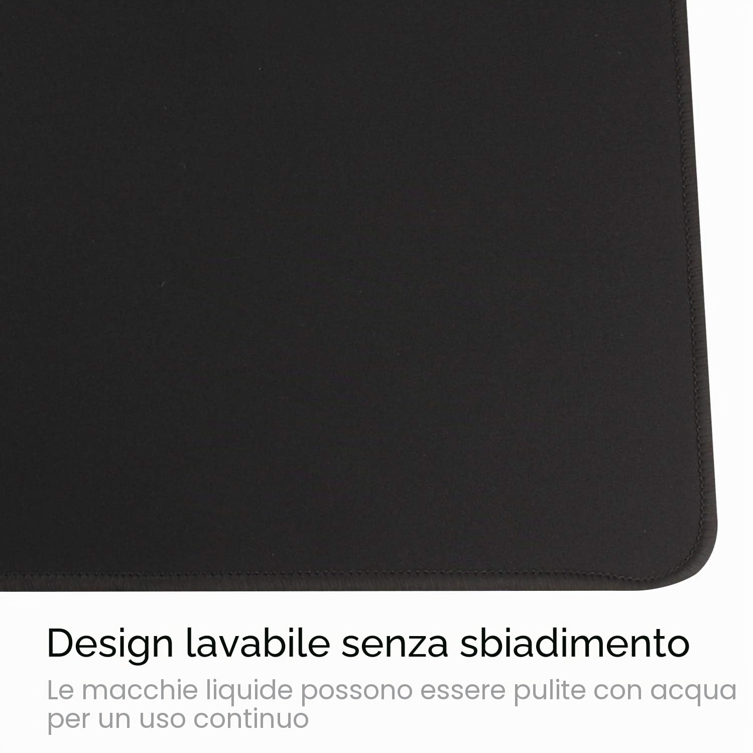 Tappetino per mouse da gioco XXL 600 x 300 mm base in gomma