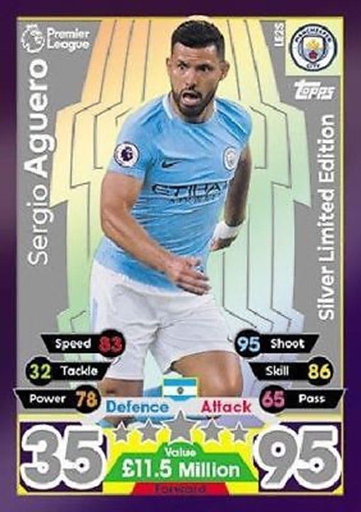 Carte Match Attax 2017/18 Javier Hernandez Bronze LE7B - West Ham - Limitée