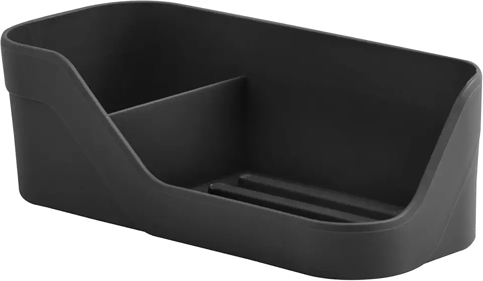 Ou Organizador de Pia Compacto Preto Linha Trium
