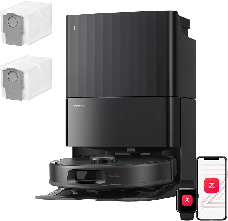 roborock Qrevo S Pro Set Robot Aspirapolvere Lavapavimenti (Migliorato da QV 35A), 18.500Pa, Autopulizia Panno 75°C, Asciugatura Aria Calda 45°C, Antigroviglio, Stazione Tutto in Uno, Modalità Tappeti