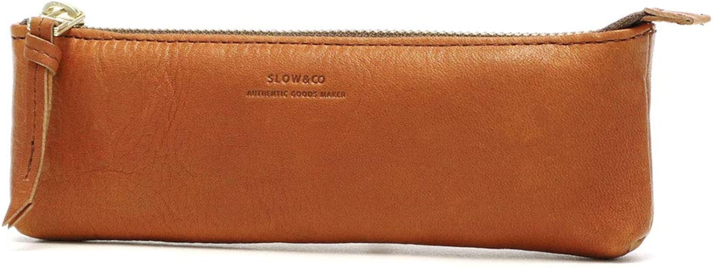 Amazon.co.jp: [スロウ] ペンケース rubono pen case キャメル