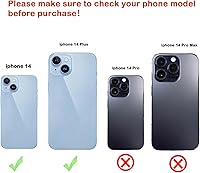 Vista 2 de 2 piezas 14/14 Plus de repuesto para lente de cámara trasera trasera para iPhone 14/iPhone 14 Plus, fundas de lente de vidrio traseras de repuesto