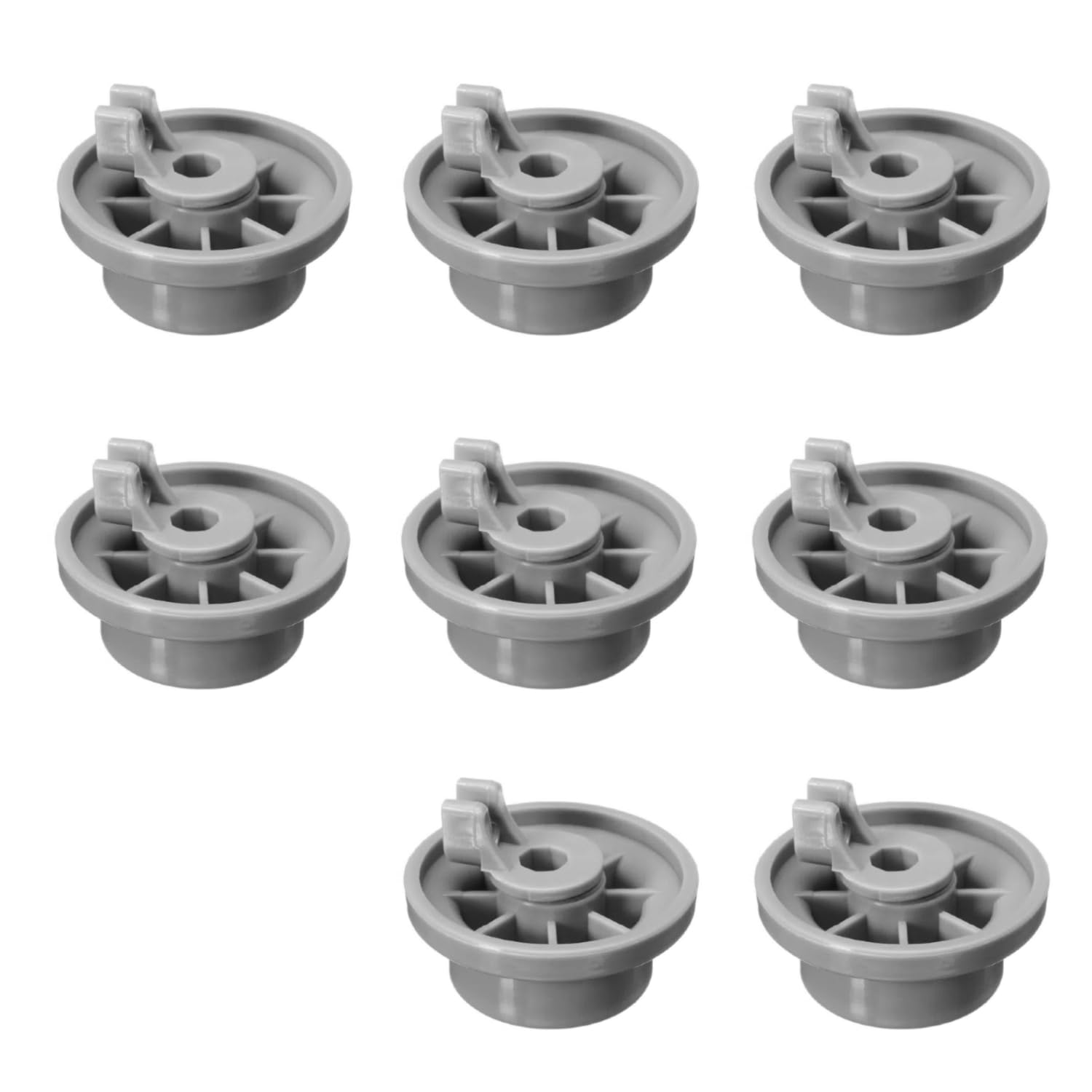 8 Packs 165314 Dishwasher Wheels Lower Rack Fit for Bosch Dishwashers - Replaces 420198 423232 AP2802428 PS8697067 - Easy to Install